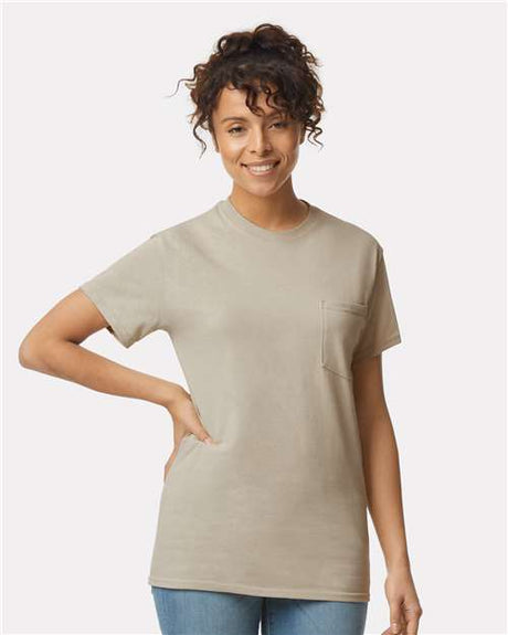 Gildan 2300 Unisex Ultra Cotton Pocket T-Shirt