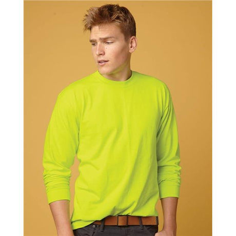 Bayside Men's USA-Made 50/50 Long Sleeve T-Shirt - Bayside 1715 Bayside