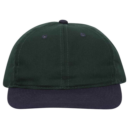 OTTO CAP 6 Panel Low Profile Baseball Cap OTTO 18-011 Otto Cap 0417 - Nvy/Dk.Grn OSFM - Adult