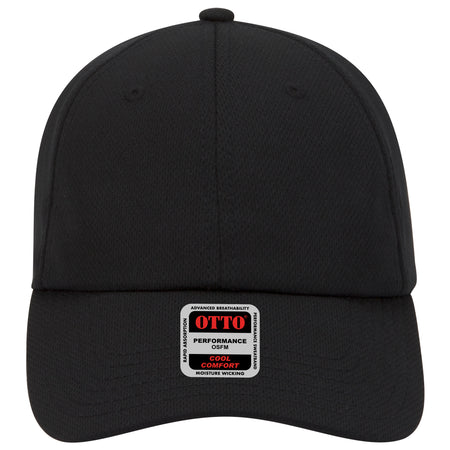 OTTO CAP 6 Panel Low Profile Baseball Cap OTTO 18-1042 Otto Cap 003 - Black OSFM - Adult