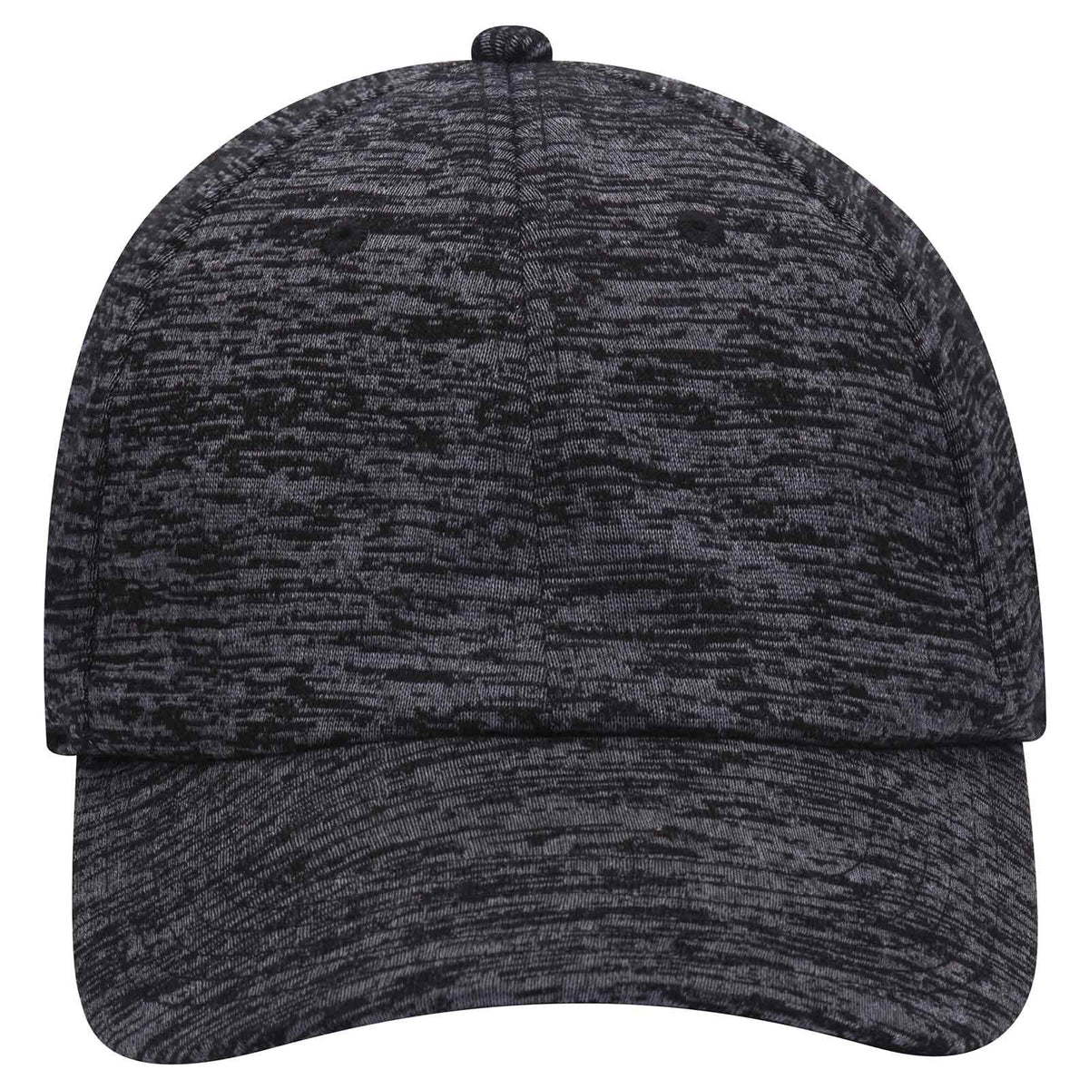 OTTO CAP 6 Panel Low Profile Baseball Cap OTTO 18-1231A Otto Cap 080 - Heath. Black OSFM - Adult