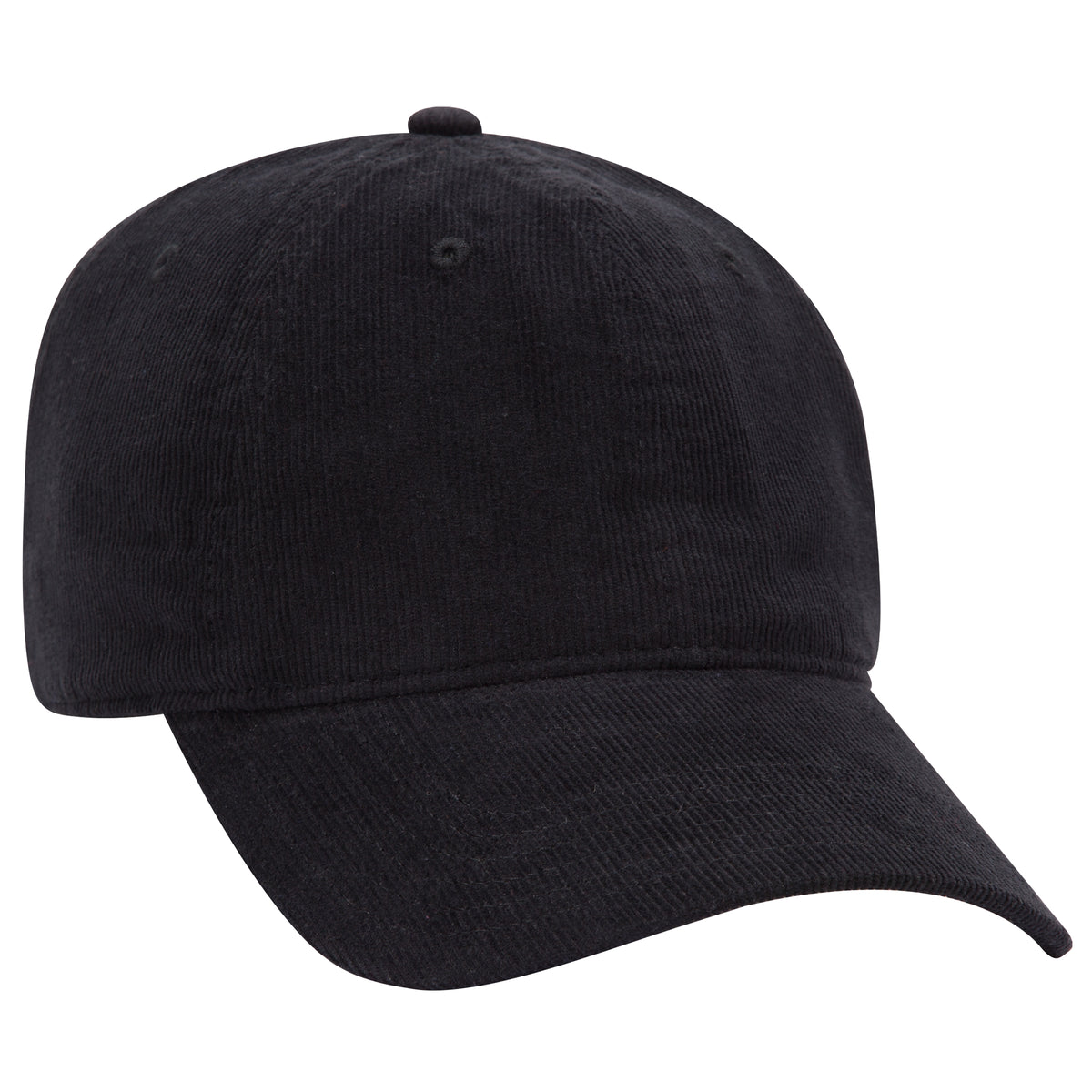 OTTO CAP 6 Panel Low Profile Baseball Cap OTTO 18-1272 Otto Cap 003 - Black OSFM - Adult