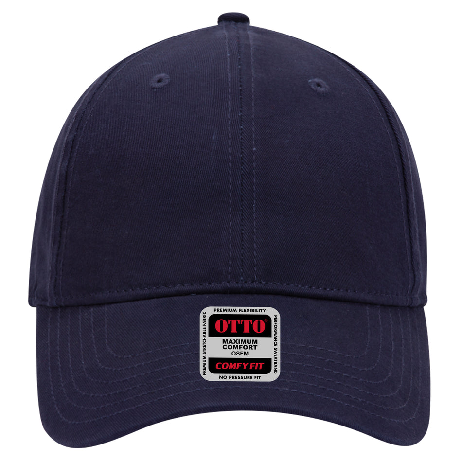 OTTO CAP "OTTO COMFY FIT" 6 Panel Low Profile Dad Hat OTTO 18-1282 Otto Cap 004 - Navy OSFM - Adult