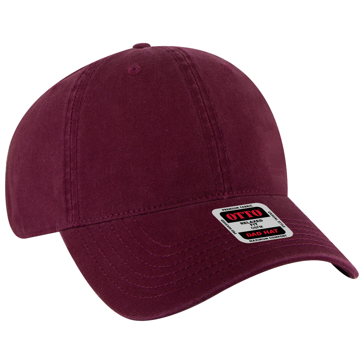 OTTO CAP 6 Panel Low Profile Dad Hat OTTO 18-1322