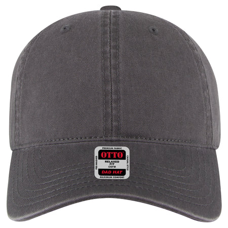 OTTO CAP 6 Panel Low Profile Dad Hat OTTO 18-1322 Otto Cap 025 - Char. Gray OSFM - Adult