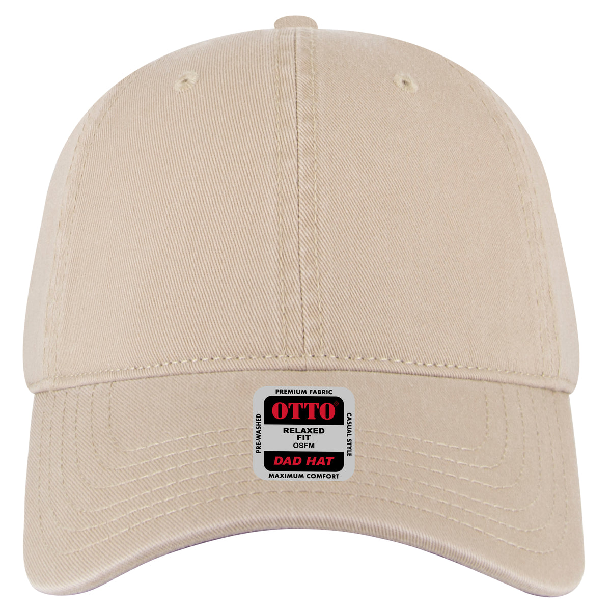 OTTO CAP 6 Panel Low Profile Dad Hat OTTO 18-1322 Otto Cap