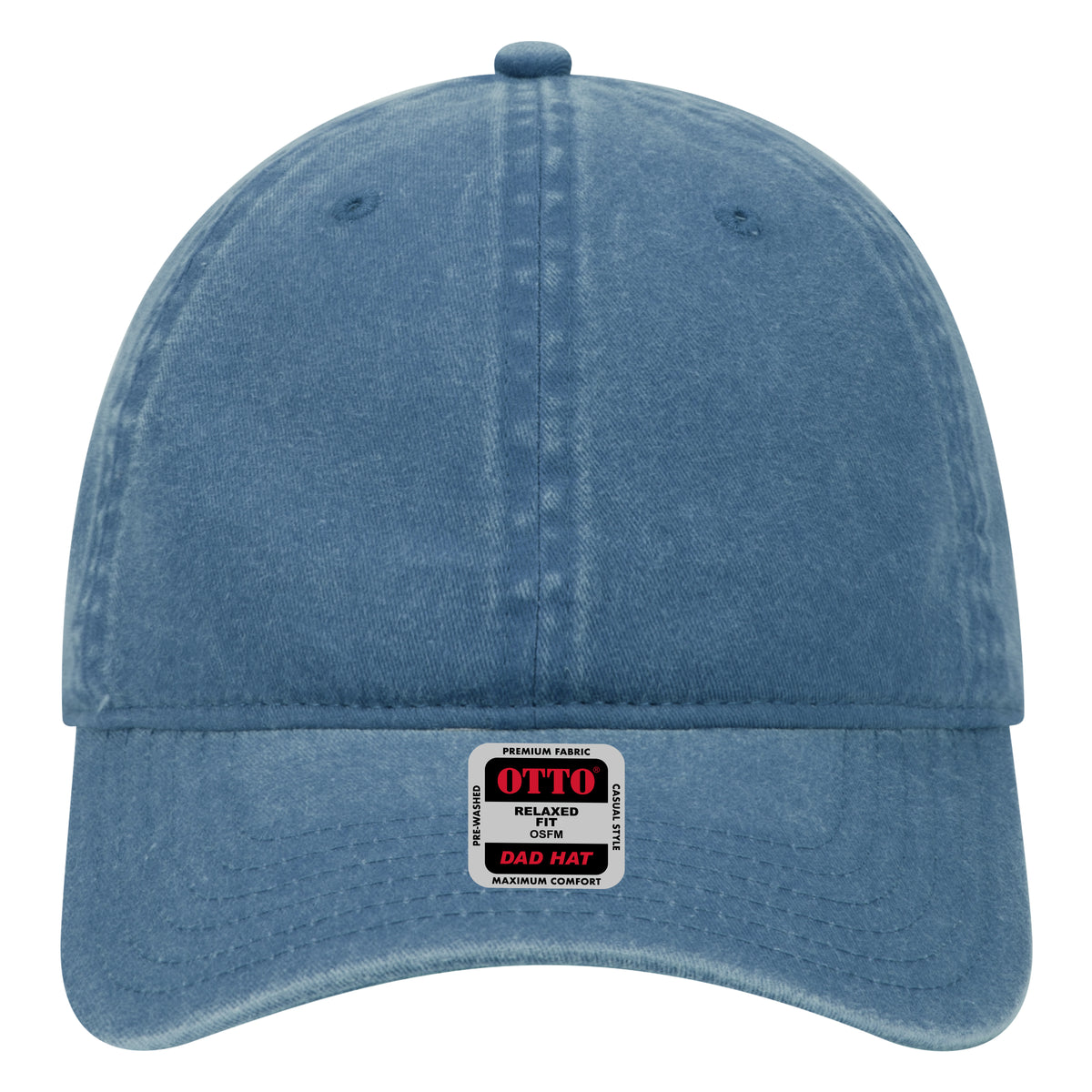 OTTO CAP 6 Panel Low Profile Dad Hat OTTO 18-202 Otto Cap 030 - Sky Blue OSFM - Adult