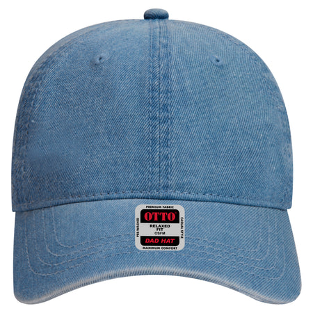 OTTO CAP 6 Panel Low Profile Dad Hat OTTO 18-204 Otto Cap 004 - Navy OSFM - Adult