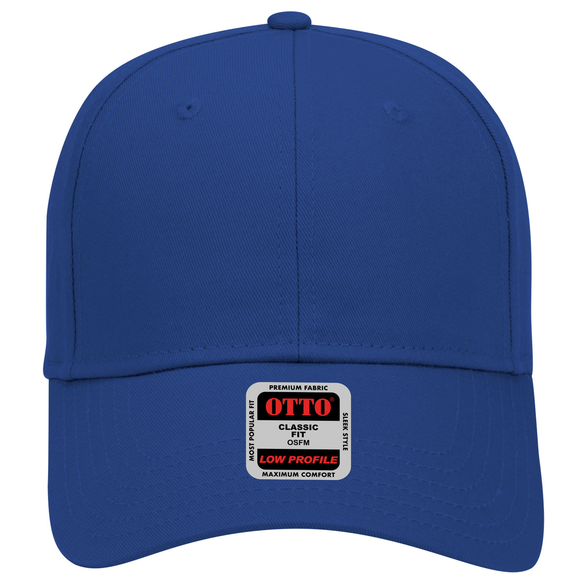 OTTO CAP 6 Panel Low Profile Baseball Cap OTTO 18-553 Otto Cap 001 - Royal OSFM - Adult