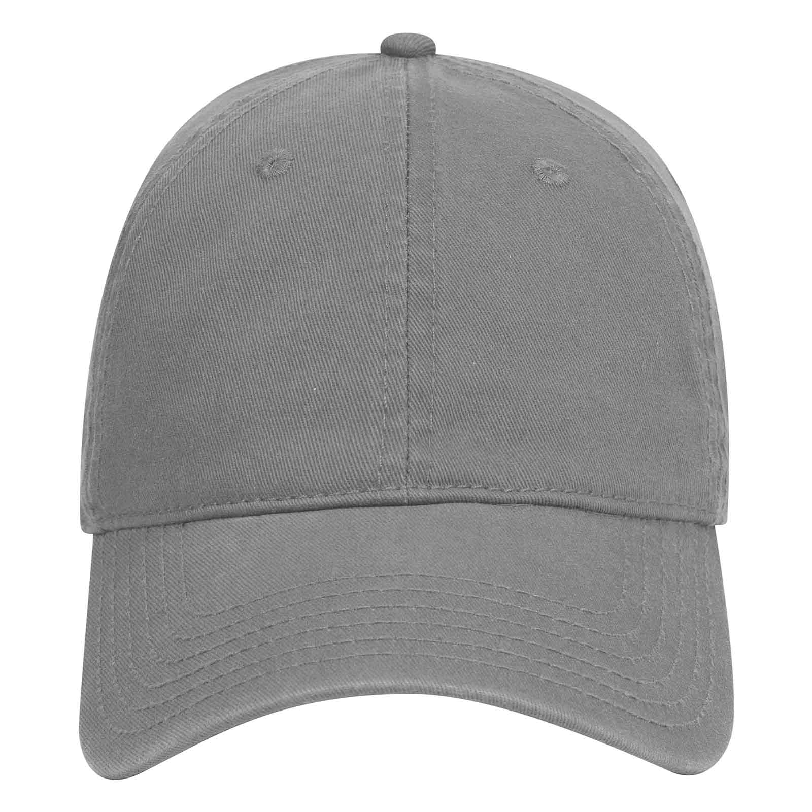 OTTO CAP 6 Panel Low Profile Dad Hat OTTO 18-692 Otto Cap 014 - Gray OSFM - Adult