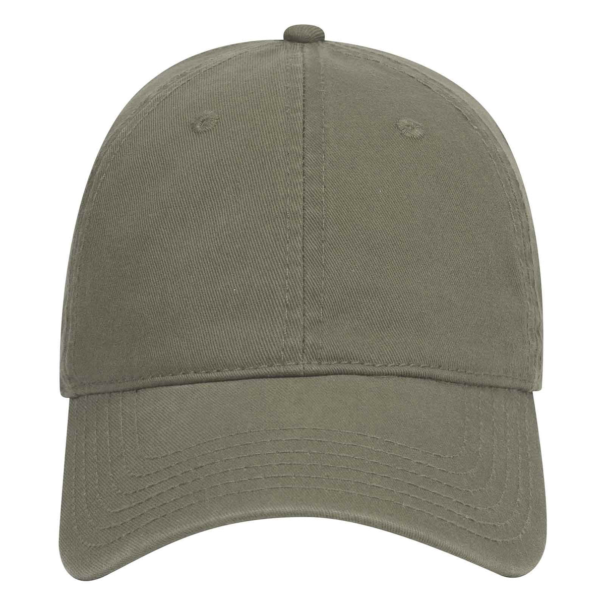 OTTO CAP 6 Panel Low Profile Dad Hat OTTO 18-692 Otto Cap 021 - Ol. Green OSFM - Adult