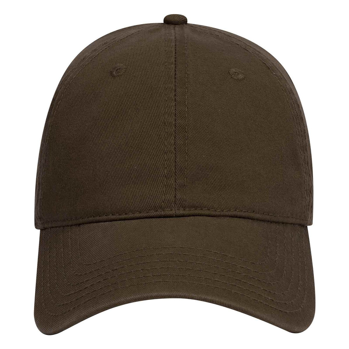 OTTO CAP 6 Panel Low Profile Dad Hat OTTO 18-692 Otto Cap 039 - Dk. Brown OSFM - Adult