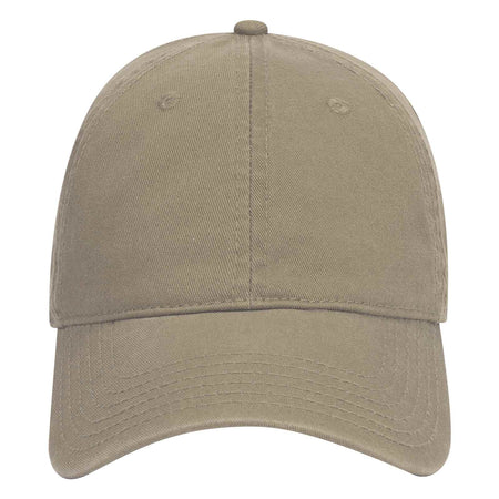 OTTO CAP 6 Panel Low Profile Dad Hat OTTO 18-692 Otto Cap 053 - Dk. Khaki OSFM - Adult