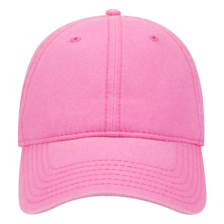 OTTO CAP 6 Panel Low Profile Dad Hat OTTO 18-692 Otto Cap 089 - N. Pink OSFM - Adult