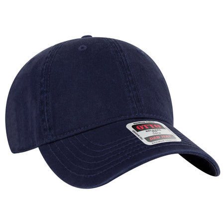 OTTO CAP 6 Panel Low Profile Dad Hat OTTO 18-772 Otto Cap 004 - Navy OSFM - Adult