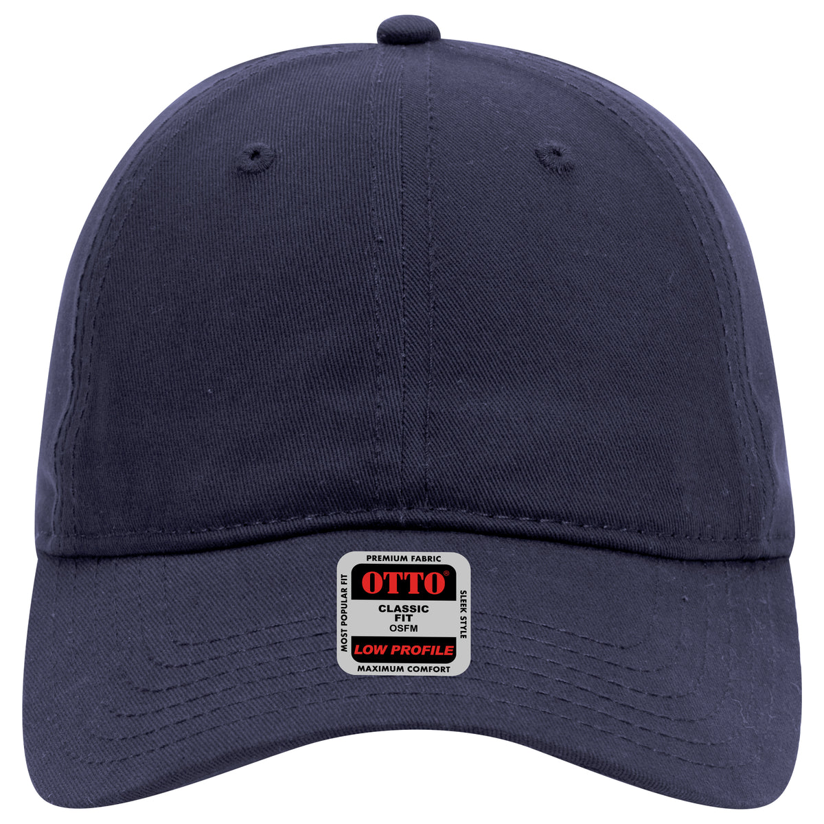 OTTO CAP 6 Panel Low Profile Baseball Cap OTTO 18-864 Otto Cap 004 - Navy OSFM - Adult