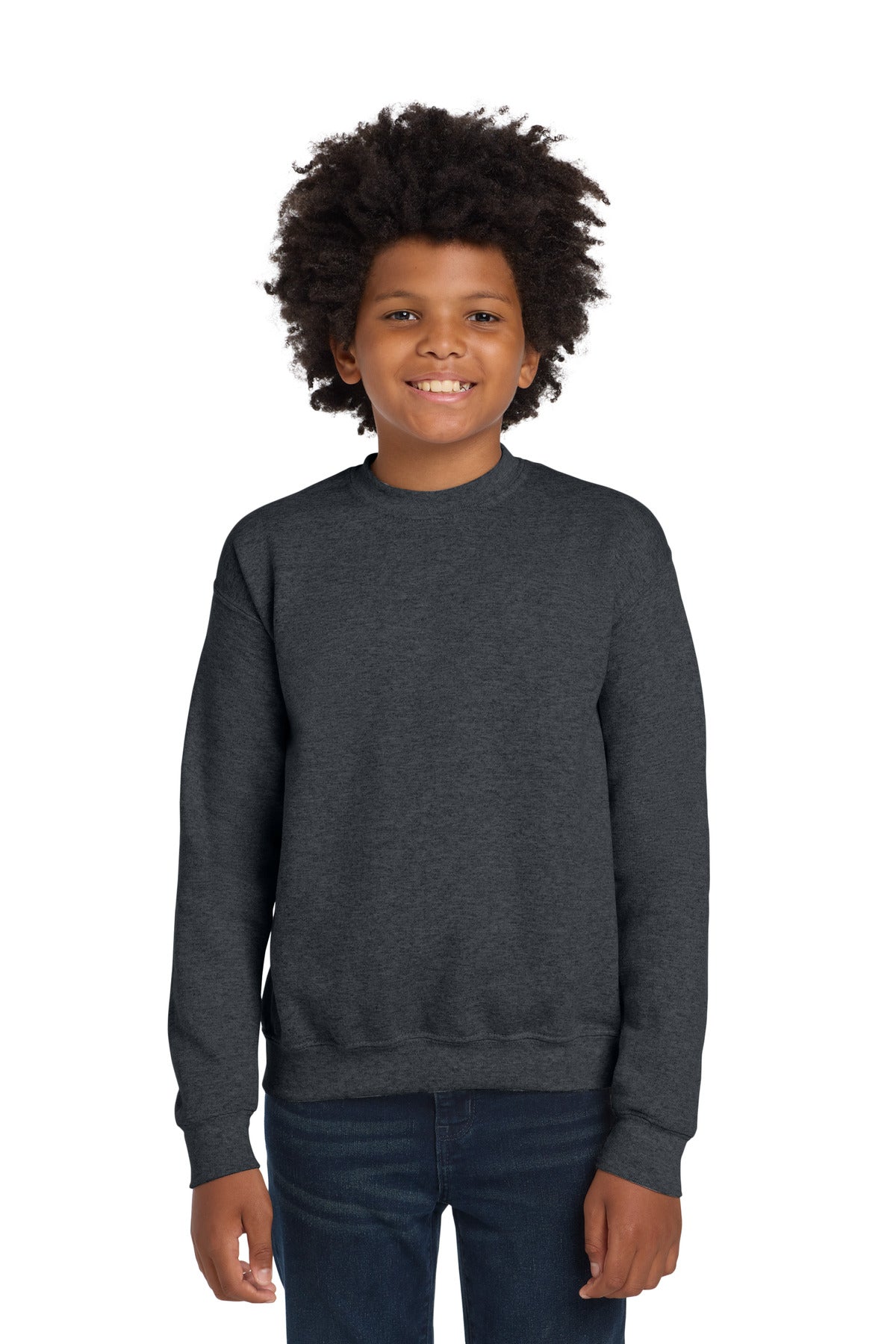 Gildan ®  Youth Heavy Blend™ Crewneck Sweatshirt.  18000B - Gildan 18000B