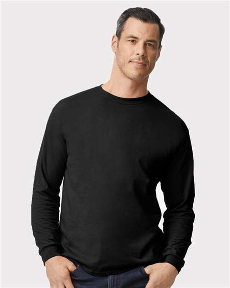 Gildan DryBlend® 50/50 Long Sleeve T-Shirt - Gildan 8400 Gildan Black S