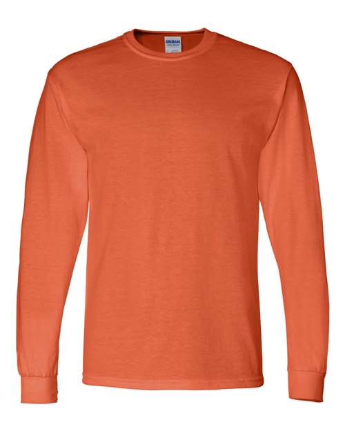 Gildan DryBlend® 50/50 Long Sleeve T-Shirt - Gildan 8400 Gildan Orange S