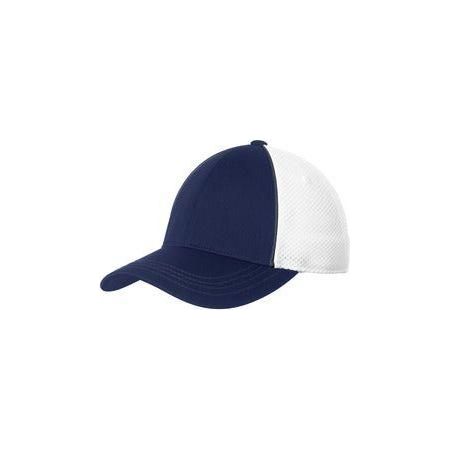 Piped Mesh Back Cap DRI-EQUIP Graphite/True Navy/White