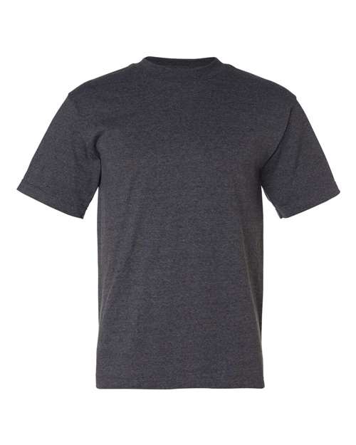 Bayside USA-Made 50/50 T-Shirt - Bayside 1701 Bayside Charcoal Heather S