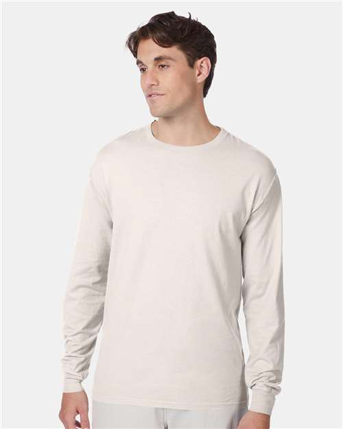 Hanes Unisex Beefy-T® Long Sleeve T-Shirt - Hanes 5186