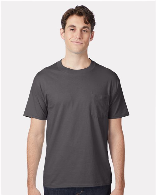 Hanes Men's Beefy-T® Pocket T-Shirt - Hanes 5190