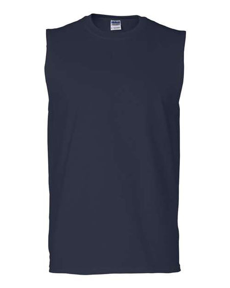 Gildan Ultra Cotton® Sleeveless T-Shirt - Gildan 2700 Gildan Navy S