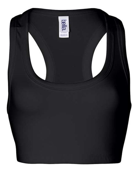 BELLA + CANVAS Women's Nylon Spandex Sports Bra - BELLA + CANVAS 970 BELLA + CANVAS Black S