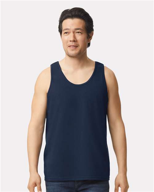 Gildan Ultra Cotton® Tank Top - Gildan 2200 Gildan Navy S