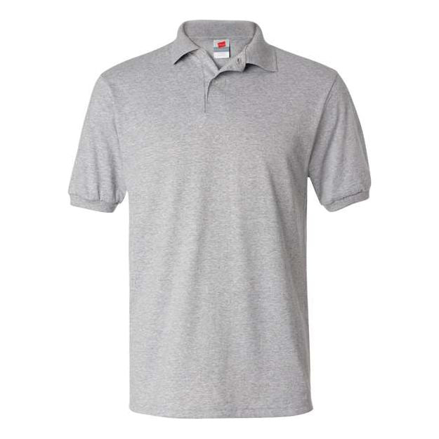 Hanes Ecosmart® Jersey Polo - Light Steel - Hanes 054X Hanes