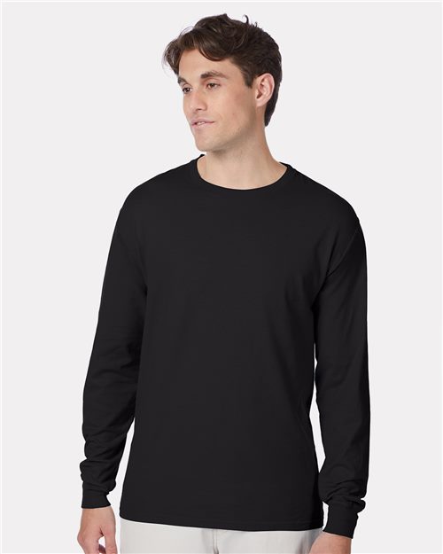 Hanes Beefy-T® Long Sleeve T-Shirt - Hanes 5186