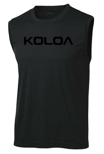 Koloa Surf Co. Original Logo Moisture Wicking Sleeveless Muscle T-Shirts - XS-4XL