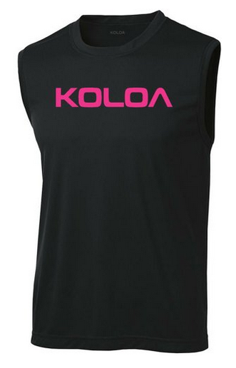 Koloa Surf Co. Original Logo Moisture Wicking Sleeveless Muscle T-Shirts - XS-4XL