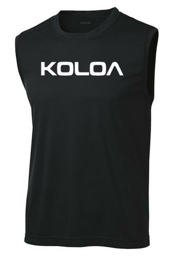 Koloa Surf Co. Original Logo Moisture Wicking Sleeveless Muscle T-Shirts - XS-4XL