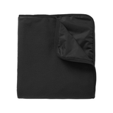 Fleece & Poly Travel Blanket My Store Black