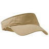 Fashion Visor Caps Joe's USA Khaki