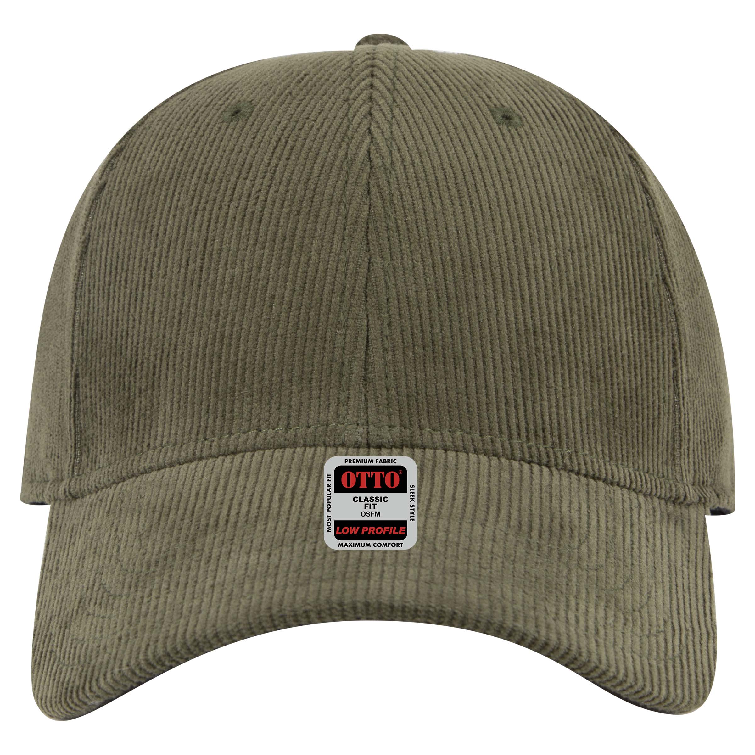 OTTO CAP 6 Panel Low Profile Baseball Cap OTTO 19-004 Otto Cap 046B - Dk Ol Grn OSFM - Adult