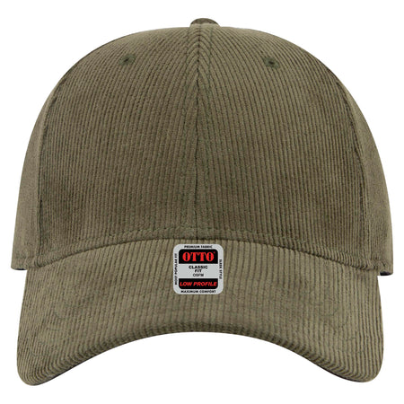 OTTO CAP 6 Panel Low Profile Baseball Cap OTTO 19-004 Otto Cap 046B - Dk Ol Grn OSFM - Adult