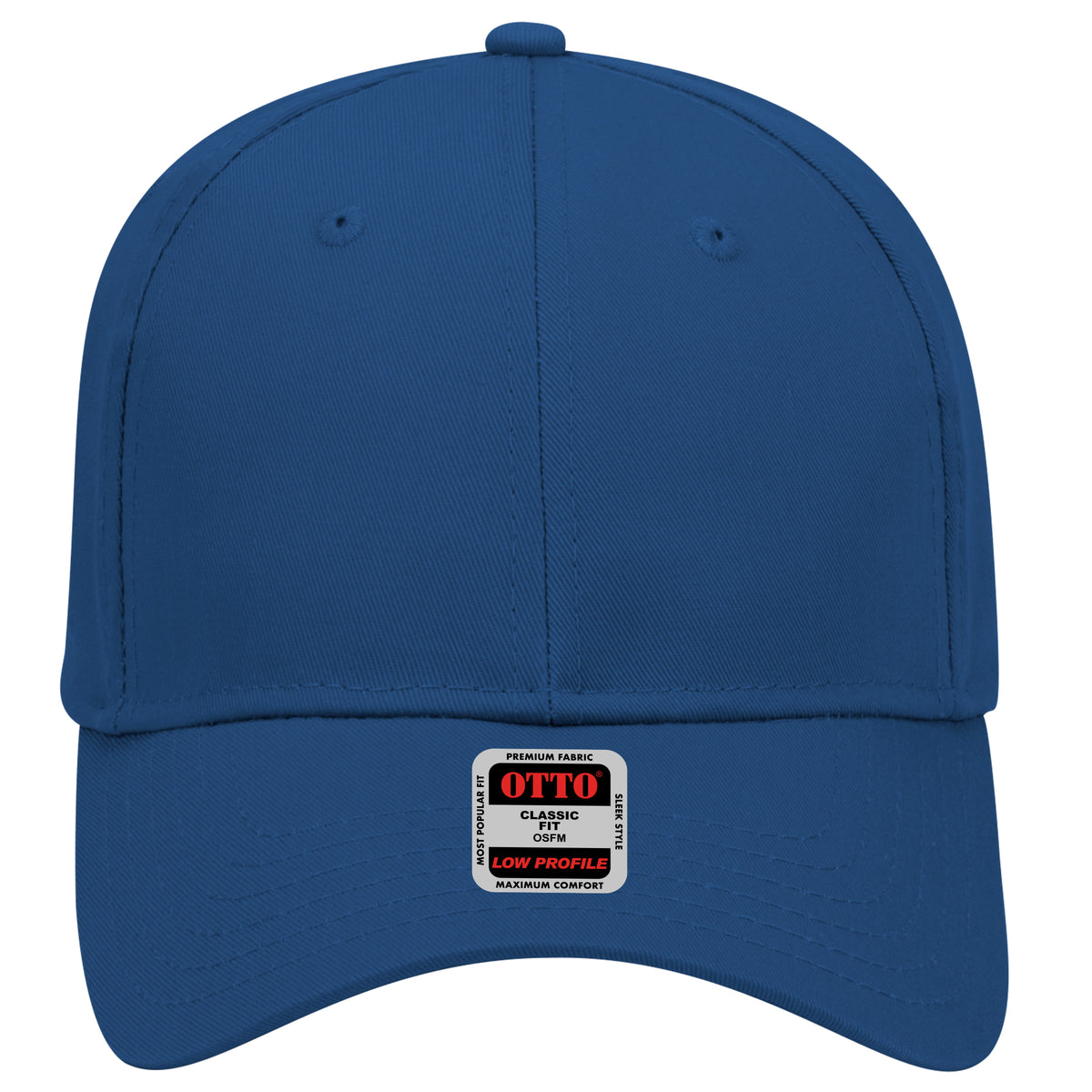 OTTO CAP 6 Panel Low Profile Baseball Cap OTTO 19-061 Otto Cap 001 - Royal OSFM - Adult