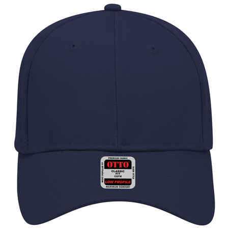 OTTO CAP 6 Panel Low Profile Baseball Cap OTTO 19-061 Otto Cap 004 - Navy OSFM - Adult