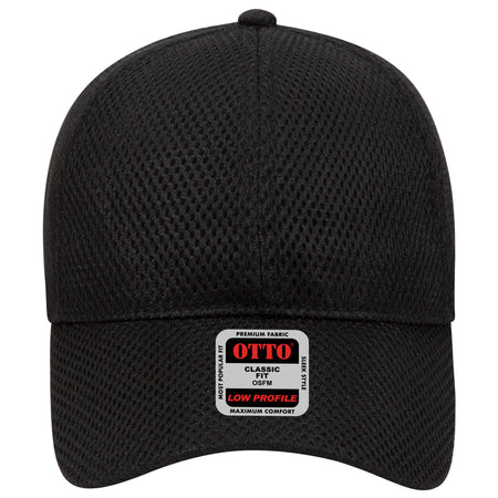 OTTO CAP 6 Panel Low Profile Baseball Cap OTTO 19-1036 Otto Cap 003 - Black OSFM - Adult