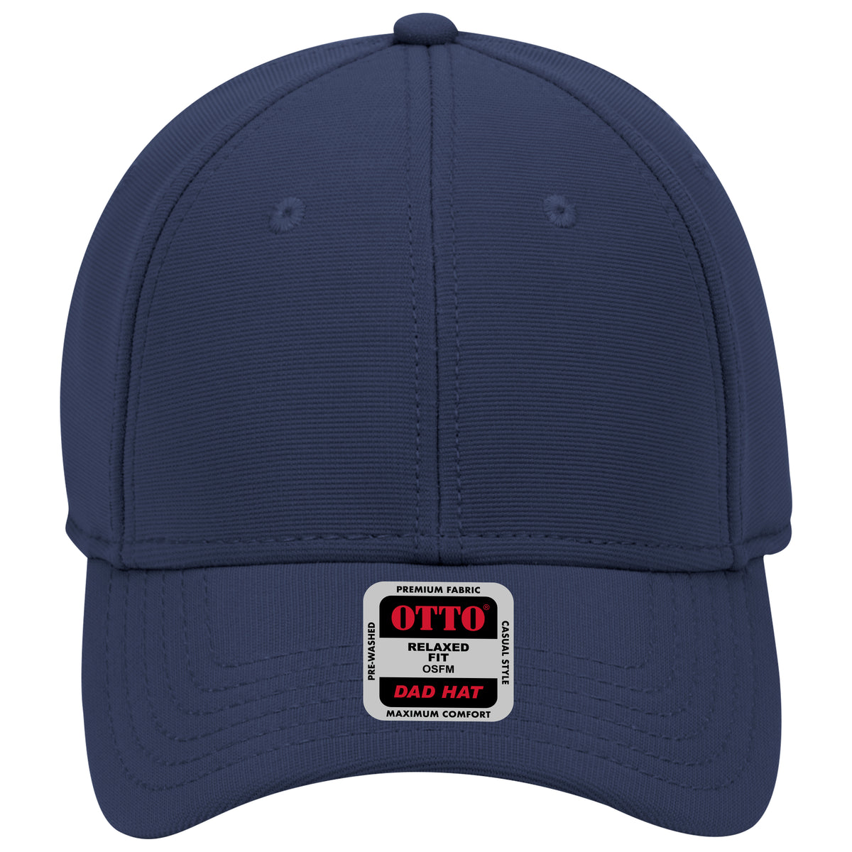 OTTO CAP 6 Panel Low Profile Baseball Cap OTTO 19-1051 Otto Cap 004 - Navy OSFM - Adult