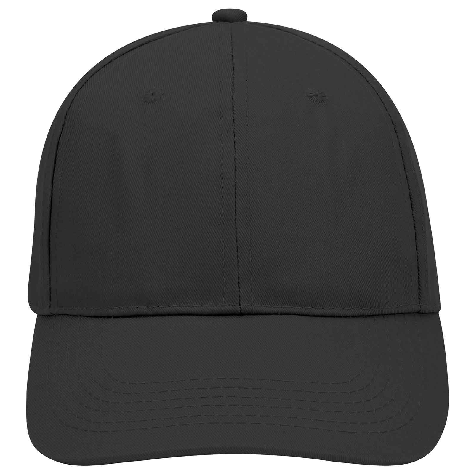 OTTO CAP 6 Panel Low Profile Baseball Cap OTTO 19-1061 Otto Cap 003 - Black OSFM - Adult