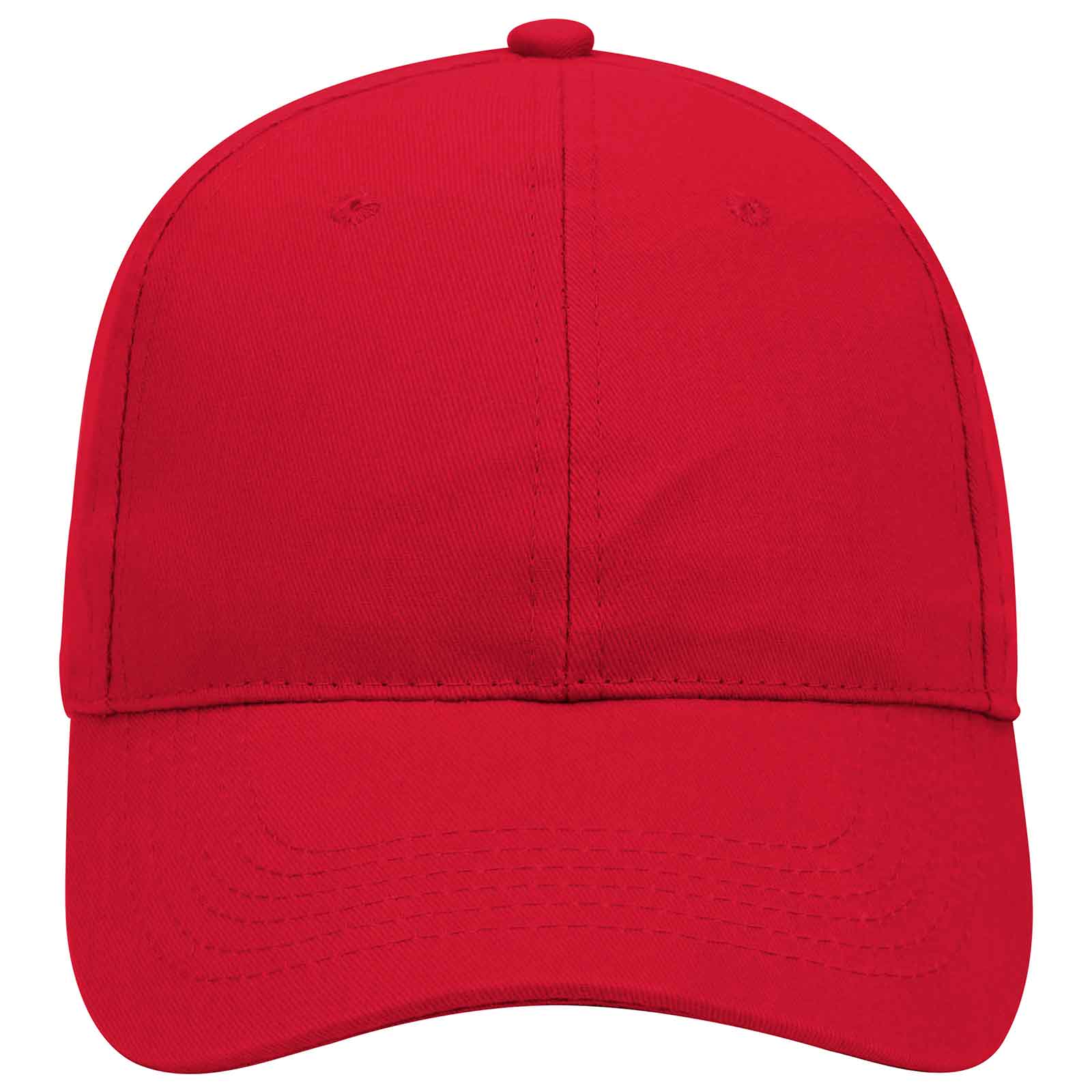 OTTO CAP 6 Panel Low Profile Baseball Cap OTTO 19-1109 Otto Cap 002 - Red OSFM - Adult