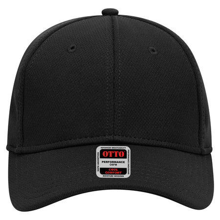 OTTO CAP 6 Panel Low Profile Baseball Cap OTTO 19-1122 Otto Cap 003 - Black OSFM - Adult