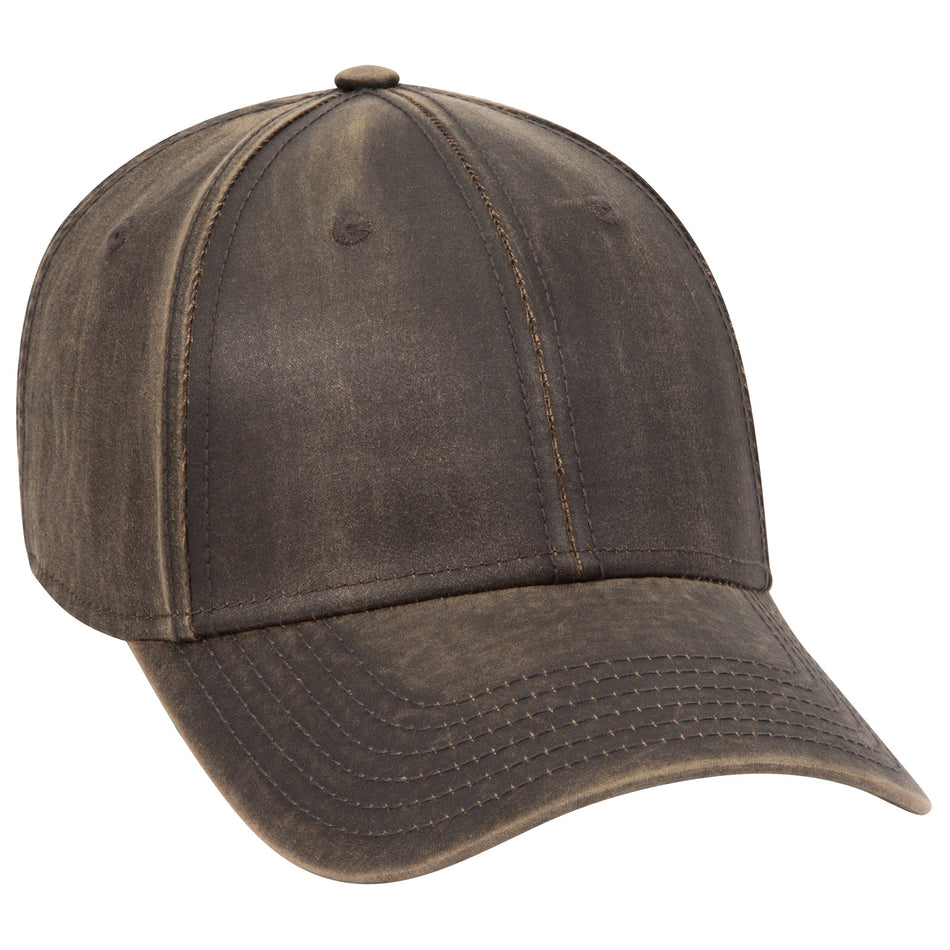 OTTO CAP 6 Panel Low Profile Baseball Cap OTTO 19-1132 Otto Cap 039 - Dk. Brown OSFM - Adult