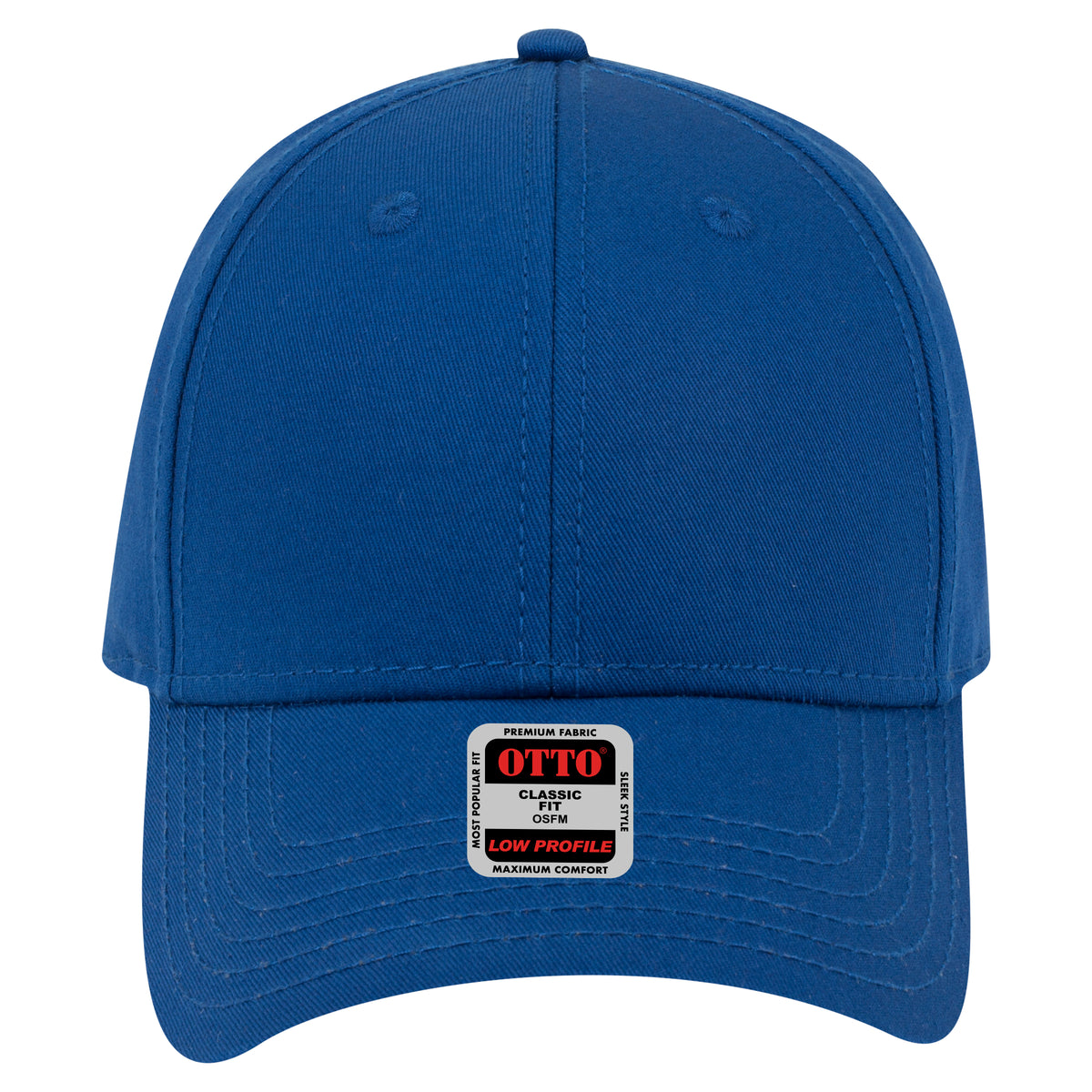 OTTO CAP 6 Panel Low Profile Baseball Cap OTTO 19-1203 Otto Cap 001 - Royal OSFM - Adult