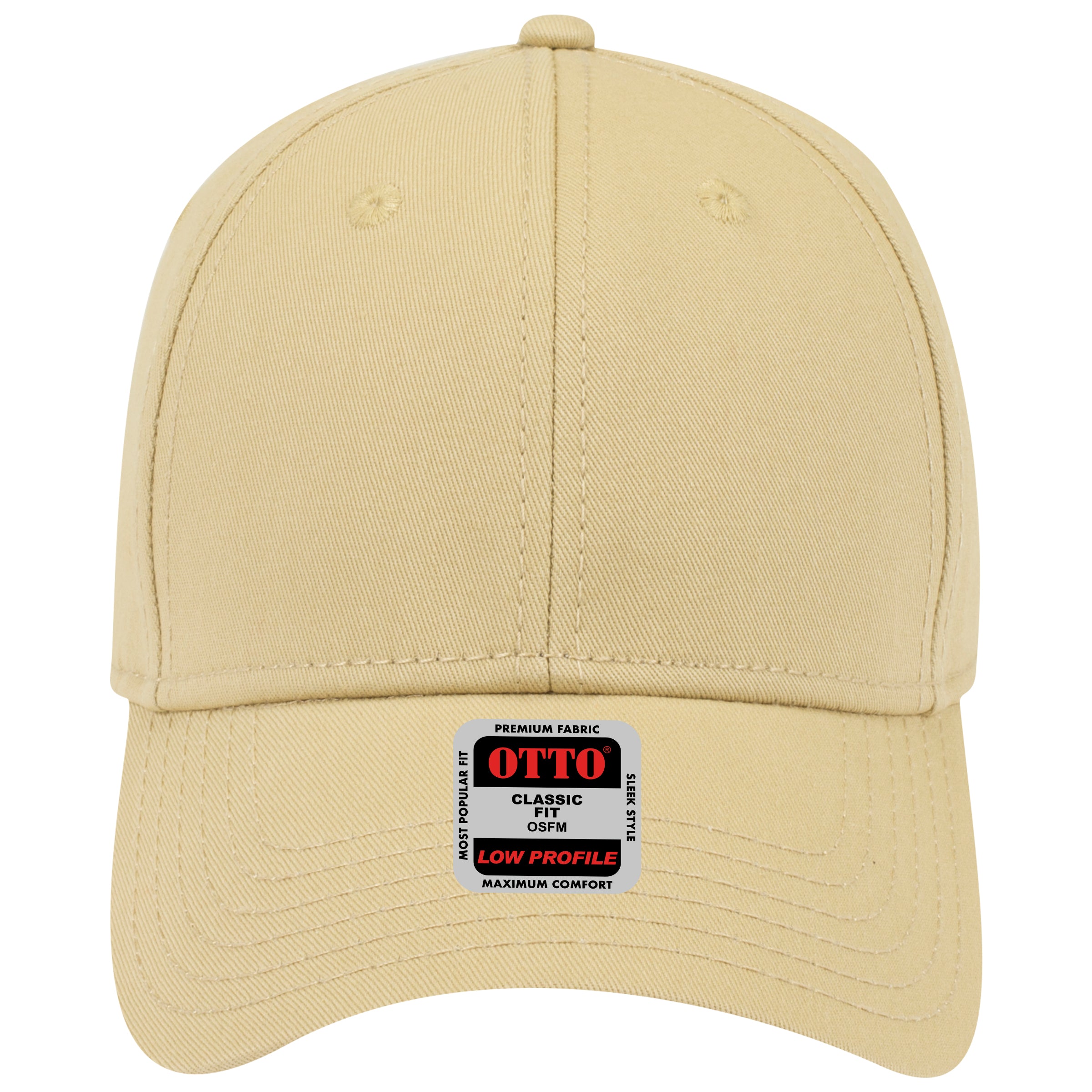 OTTO CAP 6 Panel Low Profile Baseball Cap OTTO 19-1203 Otto Cap 054 - Vegas Gold OSFM - Adult