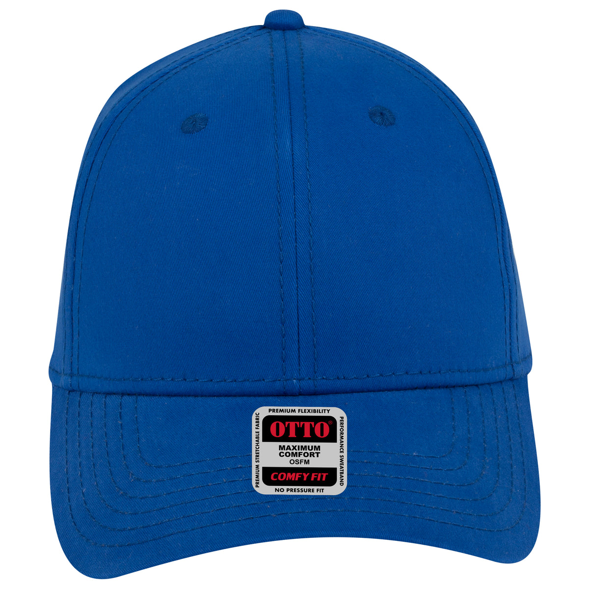 OTTO CAP "OTTO COMFY FIT" 6 Panel Low Profile Baseball Cap OTTO 19-1227 Otto Cap 001 - Royal OSFM - Adult